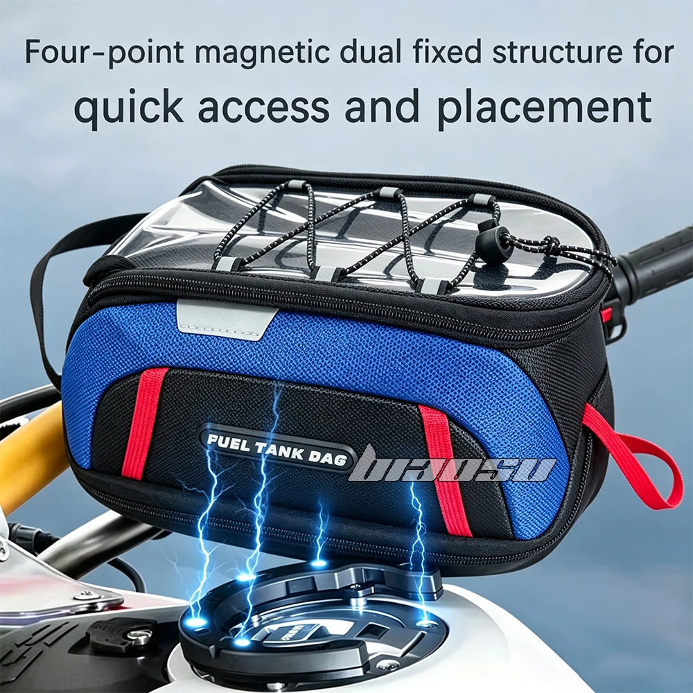 New Motorcycle Fuel Tank Bag FOR BMW R1300GS Adventure Quick Release Tank Bag R1300GS ADV Luggage Storage Navigation Bag 2023- - view 3