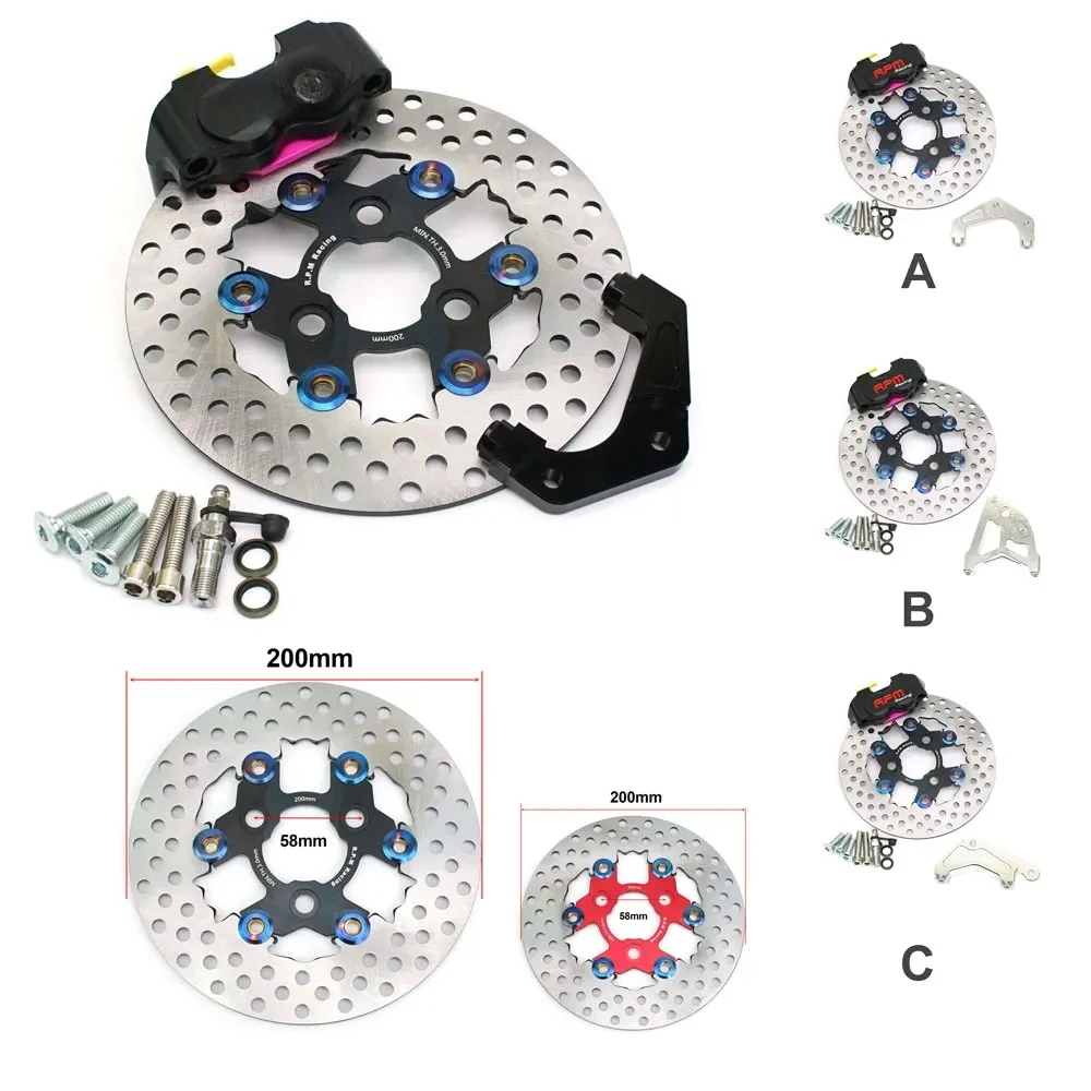 

Motorcycle 82mm Front brake Caliper pump RPM Moto Disc Brake Caliper for Yamaha Aerox Nitro BWS WISP RSZ JOG Dirt Bike Zuma