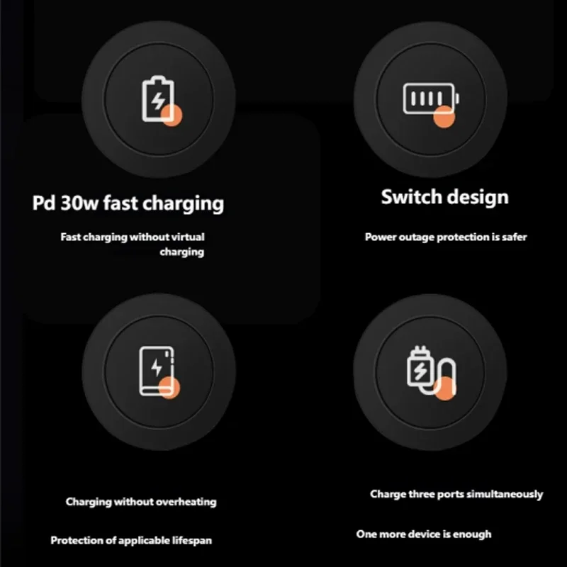 NEW 83W PD QC 3.0 USB Car Charger with Voltmeter and Switch Socket Power Outlet Adapter Waterproof for 12V/24V Car Boat