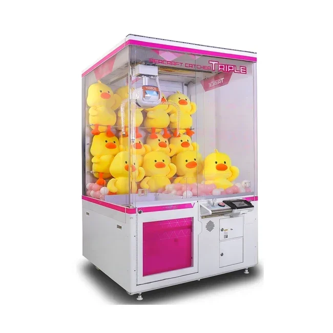 Customization !! coin operated games super size crane machine toys stuffed animals plush in amusement centers
