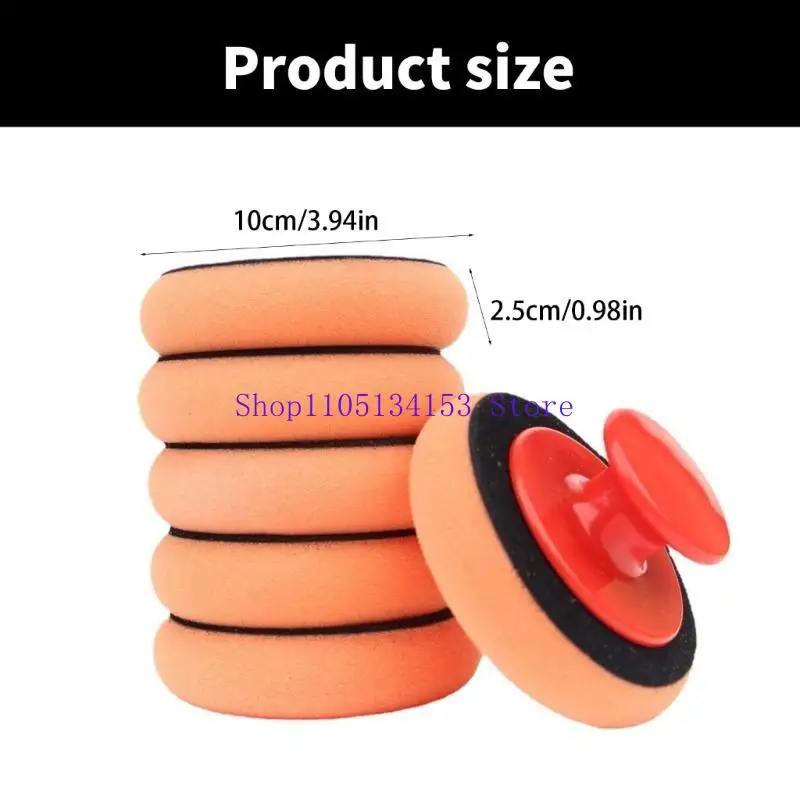 HG89 CAR BEATH WAX Sponge Care Car Wax Applicator Pad Hove Hand Polisher Palishing Palcing Pads for Car Caring Waxing
