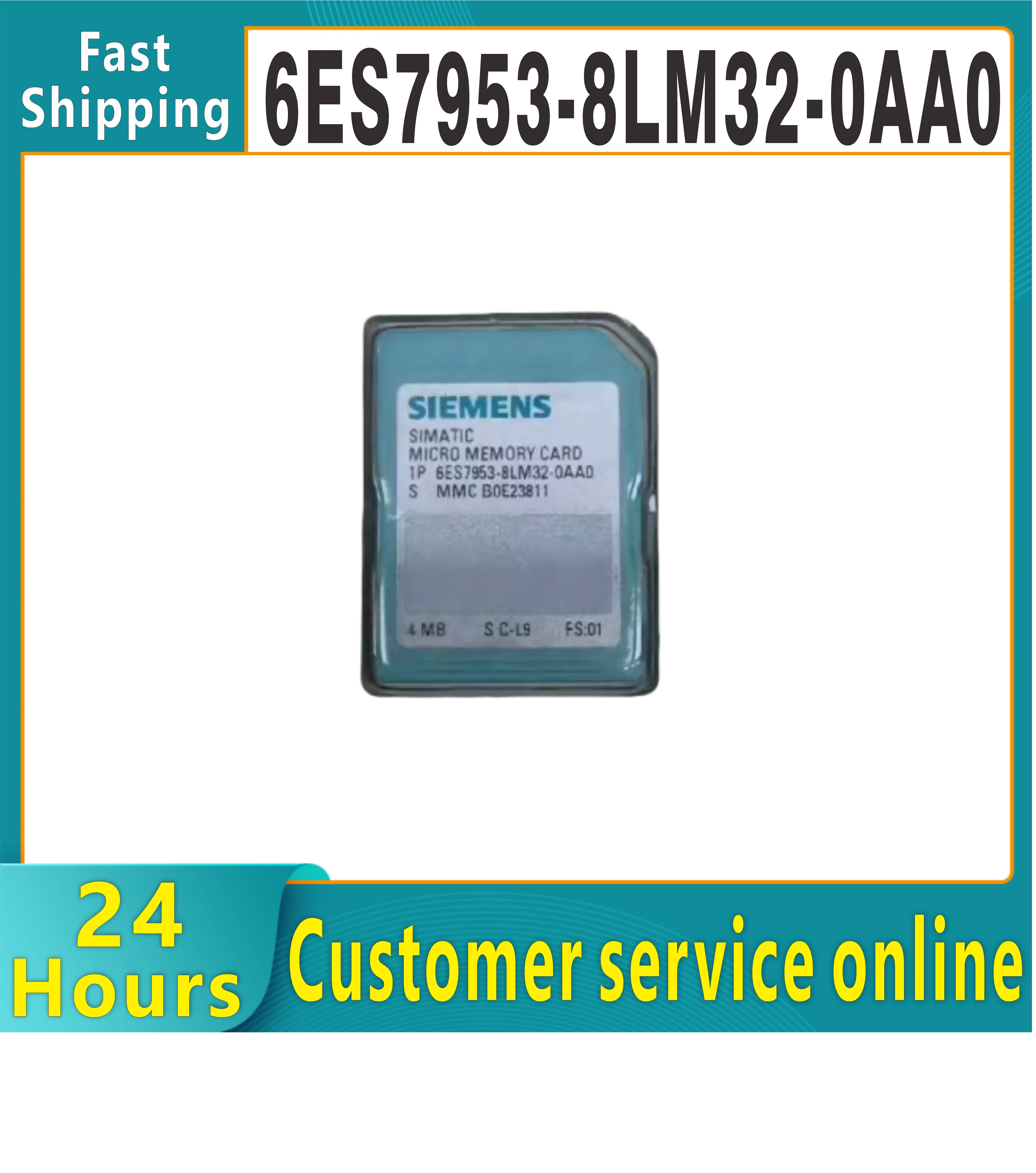 Brand new original 6ES7953-8LM32-0AA0 6ES7 953 8LM32 0AA0 S7 miniature memory card