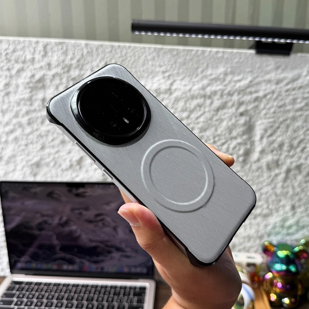 Ultradünne, randlose, magnetische kabellose Ladehülle für Huawei Honor Magic 8 Pro 7 6 5 Lite 4 3, rahmenlose harte PC-Telefonabdeckung