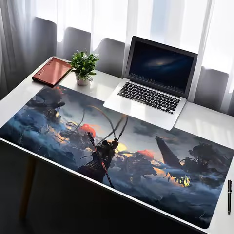 Mouse Pad Non Slip Rubber Mousepad Laptop Gamer Cabinet Keyboard Pad Office Computer Gaming Desk B-black Myth Wukong Mouse Mat