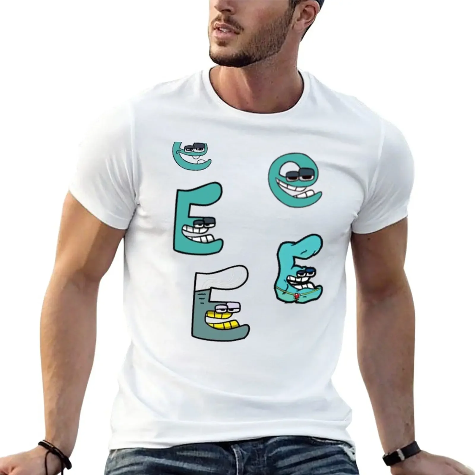 

Copy of Alphabet Lore E T-Shirt tees cute tops oversized t shirts for men