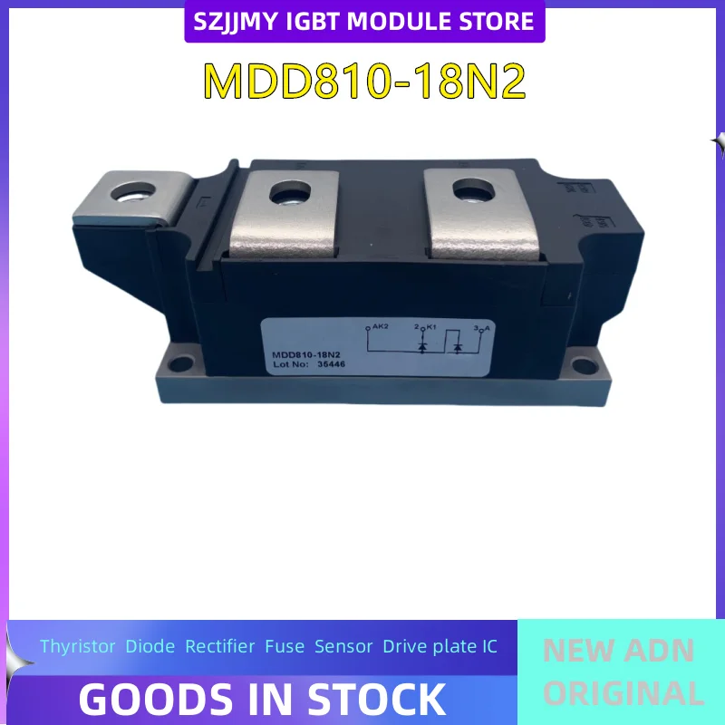 

MCC500-18IO1 MCC550-16IO1 DD540N20K MDD810-18N2 IGBT Module NEW ORIGINAL IN STOCK