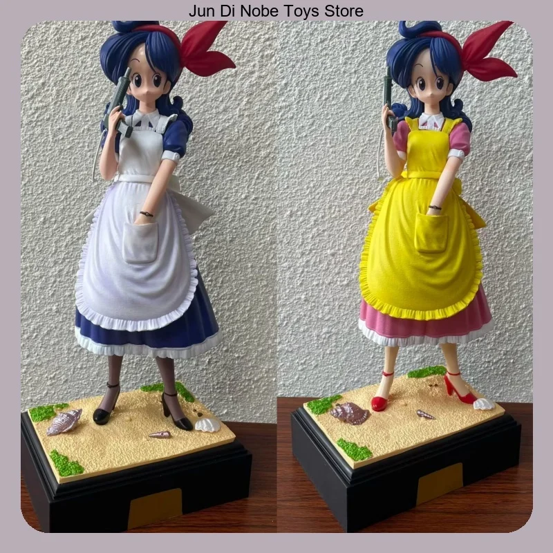 

30cm Dragon Ball Launch White/Yellow Apron Standing Pose Anime Figure Model Large Statue Collection Desktop Decoration Toy