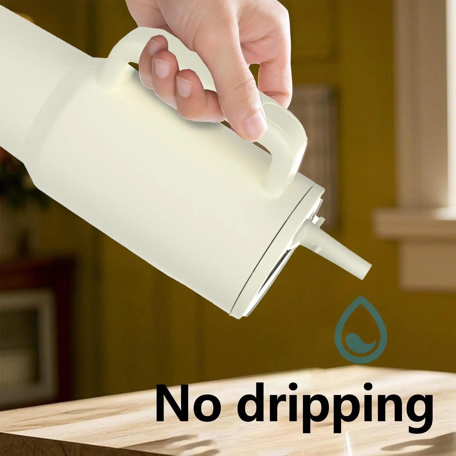 40oz Car Cup Large-capacity Insulated Cup Folding Straw, Leak-proof Car Cup, Ice King Cup, Popular and Best-selling Water Cup