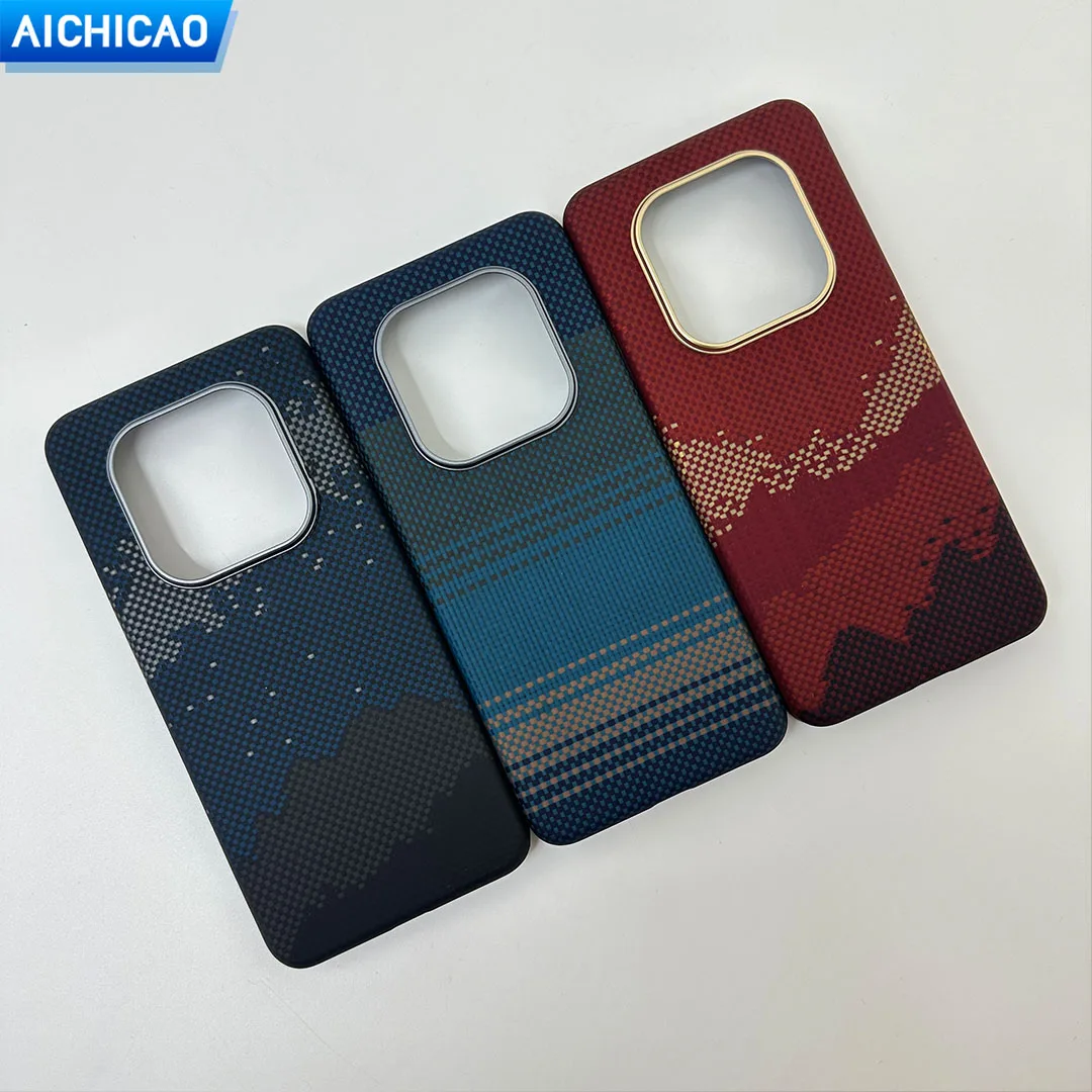 

Real Carbon Fiber Phone Case for Honor Magic GT Pro, Aramid Fiber, Slank Design, Anti-Fall Telefoon Shell