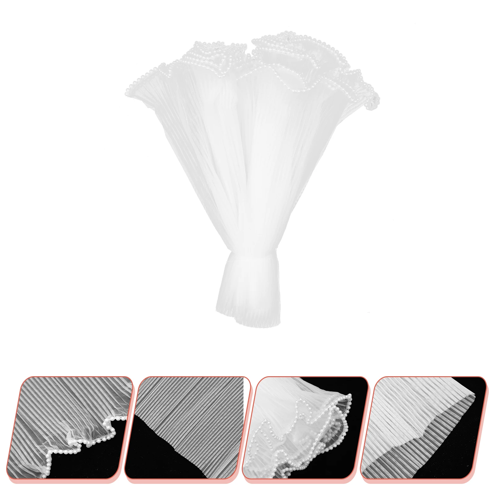 

Flower Wrapper Baby Hydrangea Mesh Stickers Wavy Design Bouquet Packaging Decorative Paper Large Size Durable