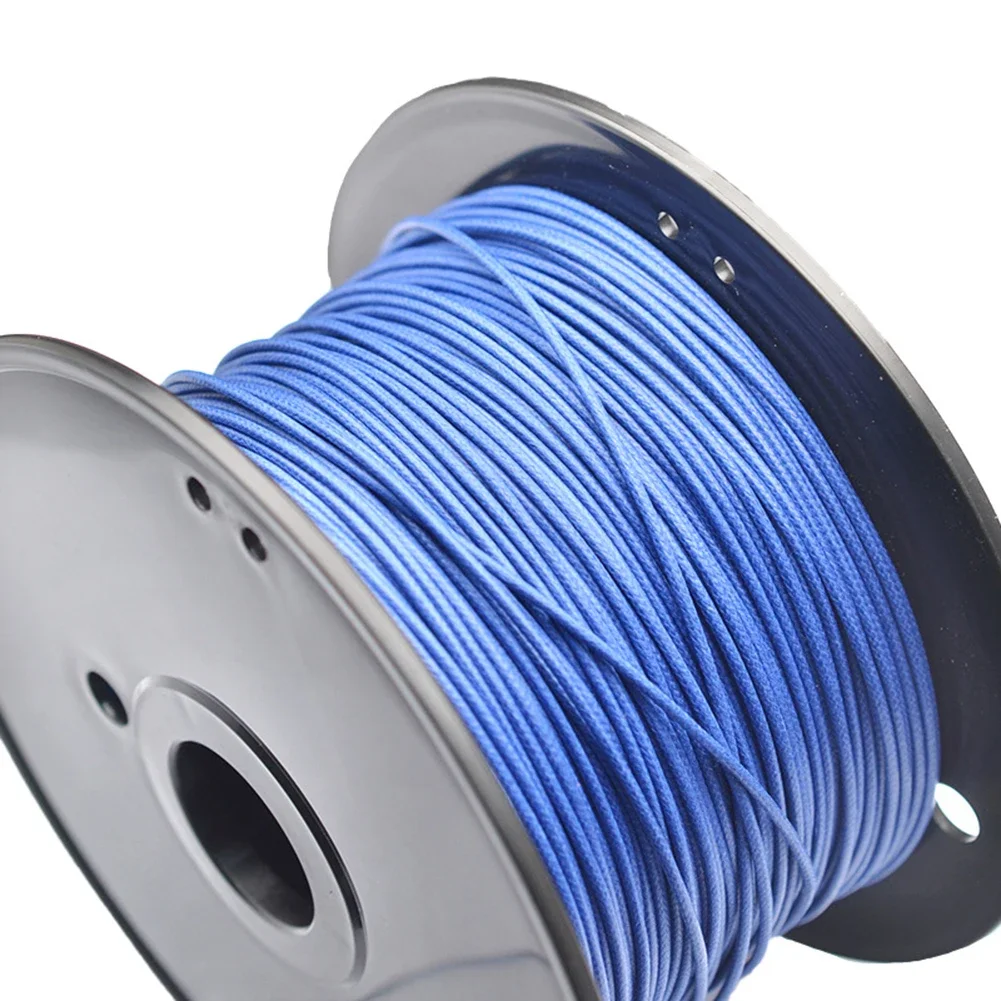 Blue Guitar Wire Luthier Cotton Braid Wire User-Friendly Soldering Five Color Options Stranded Copper Material