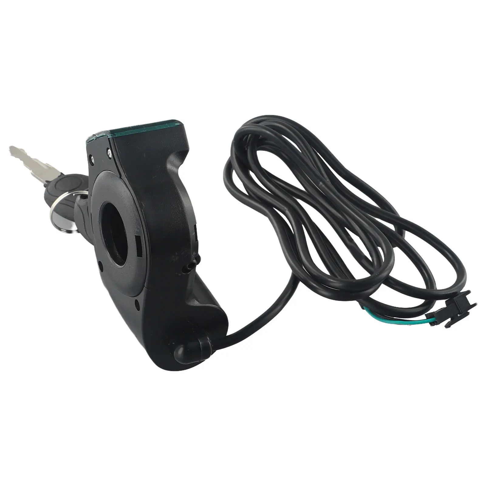 Electric Scooter Ignition Lock, Cylinder Starter Switch Locks Keys, Black Color, Ensure Smooth and Secure Vehicle Operation