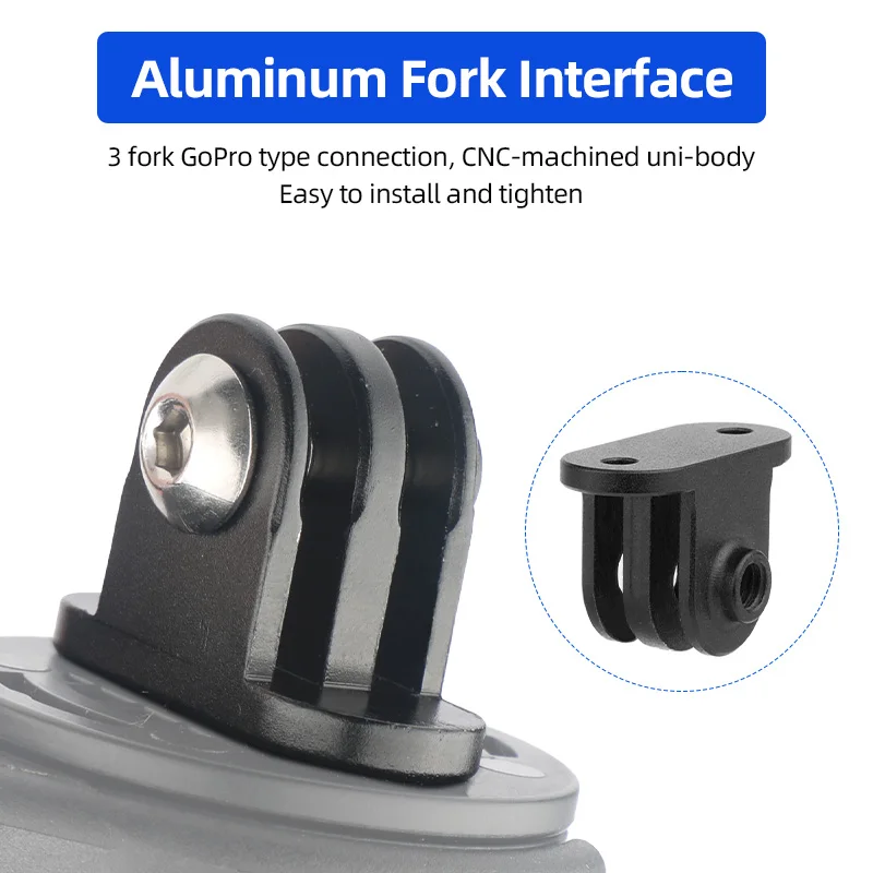 Deemount Bike Computer Mount Stand Quick Repair Accessories for Garmin Gopro Camera Headlight Adapter Convex/Concave Fixing Base - Image 3