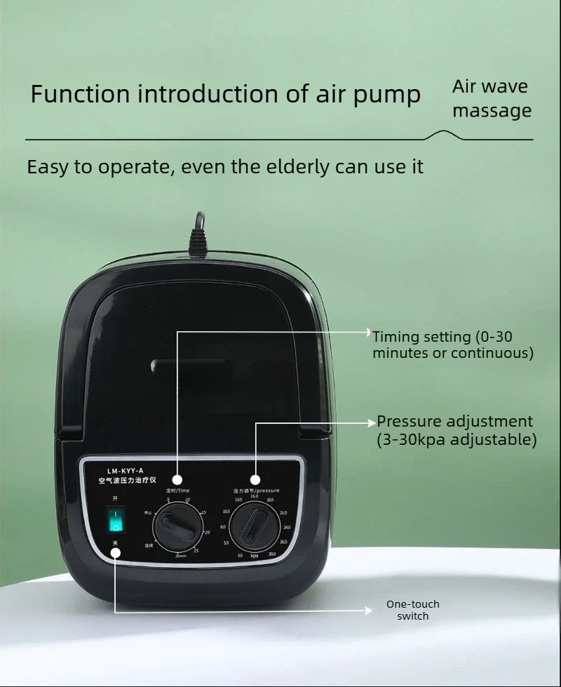 

2026 Air Wave Leg Massager Sauna, Air Wave Pressure Leg Cover Air Pressure Massager, Thigh Massage Sauna