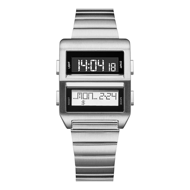 Male Chronograph Countdown Digital Watch For Men Fashion Outdoor Sport Wristwatch Men's Watch Alarm Man Clock Waterproof