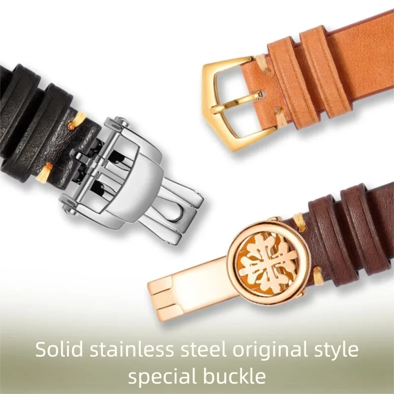 Genuine leather watch strap fo - Patek Philippe Watch Calatrava review and price