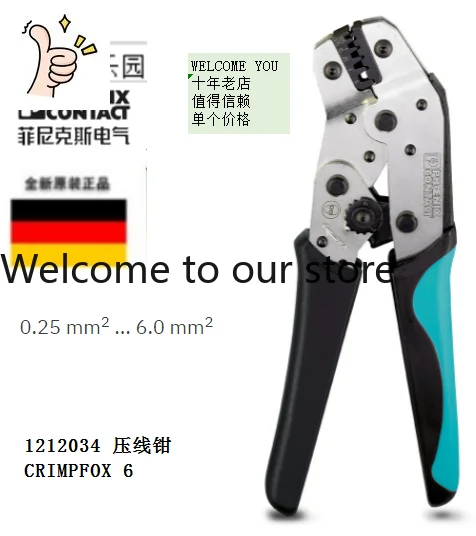 1212034 CRIMPFOX 6 Phoenix Crimping Pliers Order Phoenix Crimping Pliers