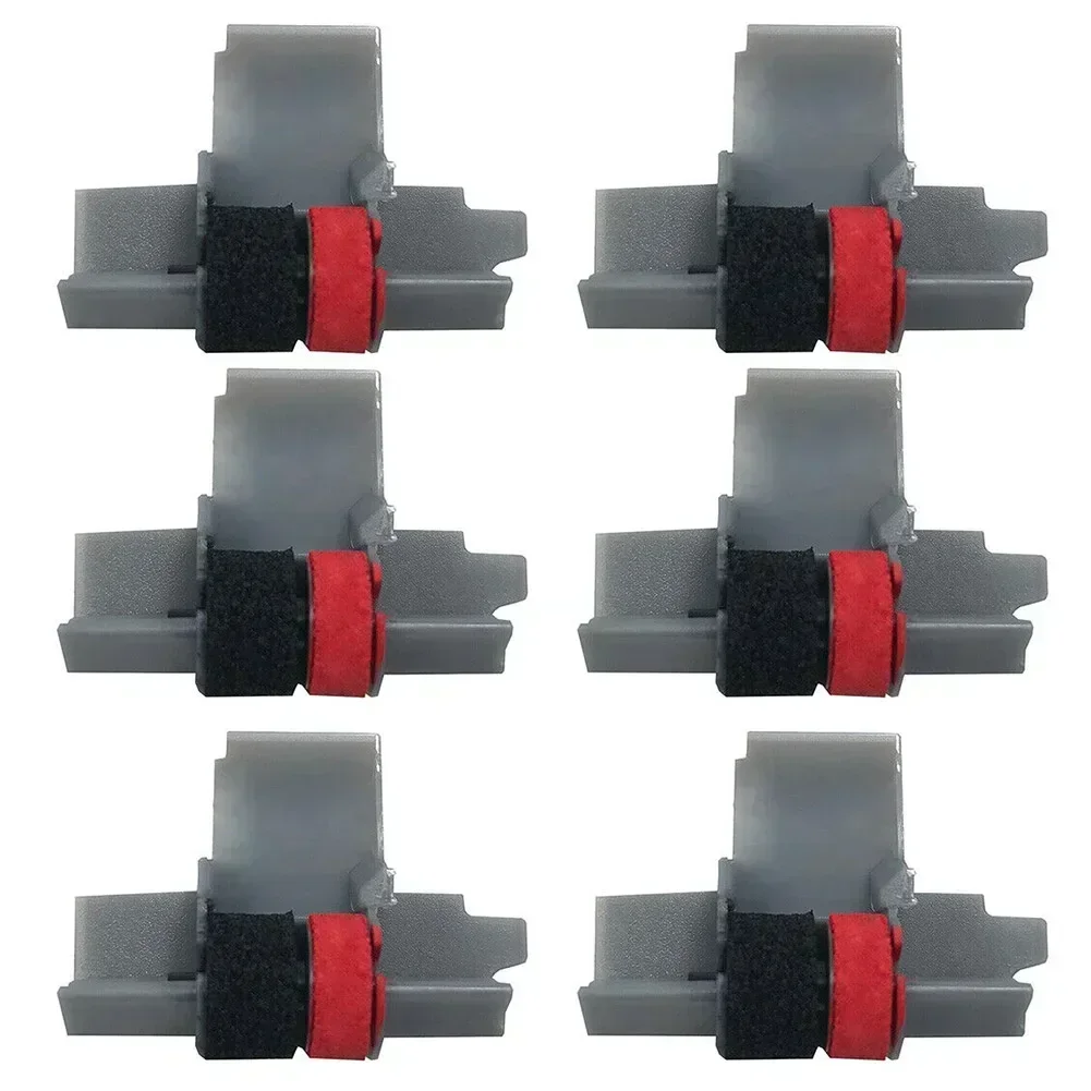 

Reliable and Dependable 6 Pack IR40T Calculator Ink Rollers Black and Red Compatible with Citizen and More