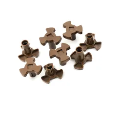 4PCS Microwave Oven Mica Plates Repairing Part Heat Resistance Turntable Coupler L Size 2.3CM