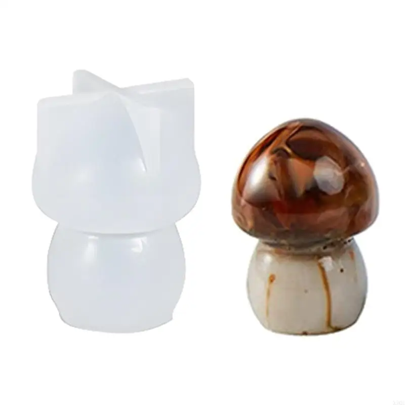 ثلاثية الأبعاد الفطر قالب من السيليكون الفطر الراتنج قالب الفطر الايبوكسي الراتنج قالب الصب DIY بها بنفسك الصابون المنزل شمعة