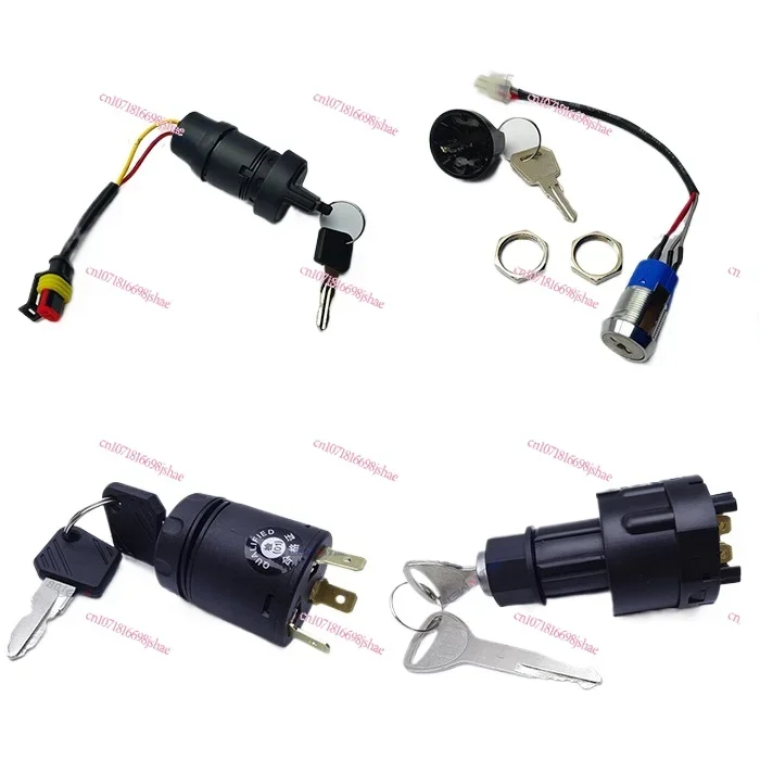 Electric Forklift Key Lock Switch, Zhongli Heli Hangchao Nori Forklift Battery Power Supply Control Master Switch