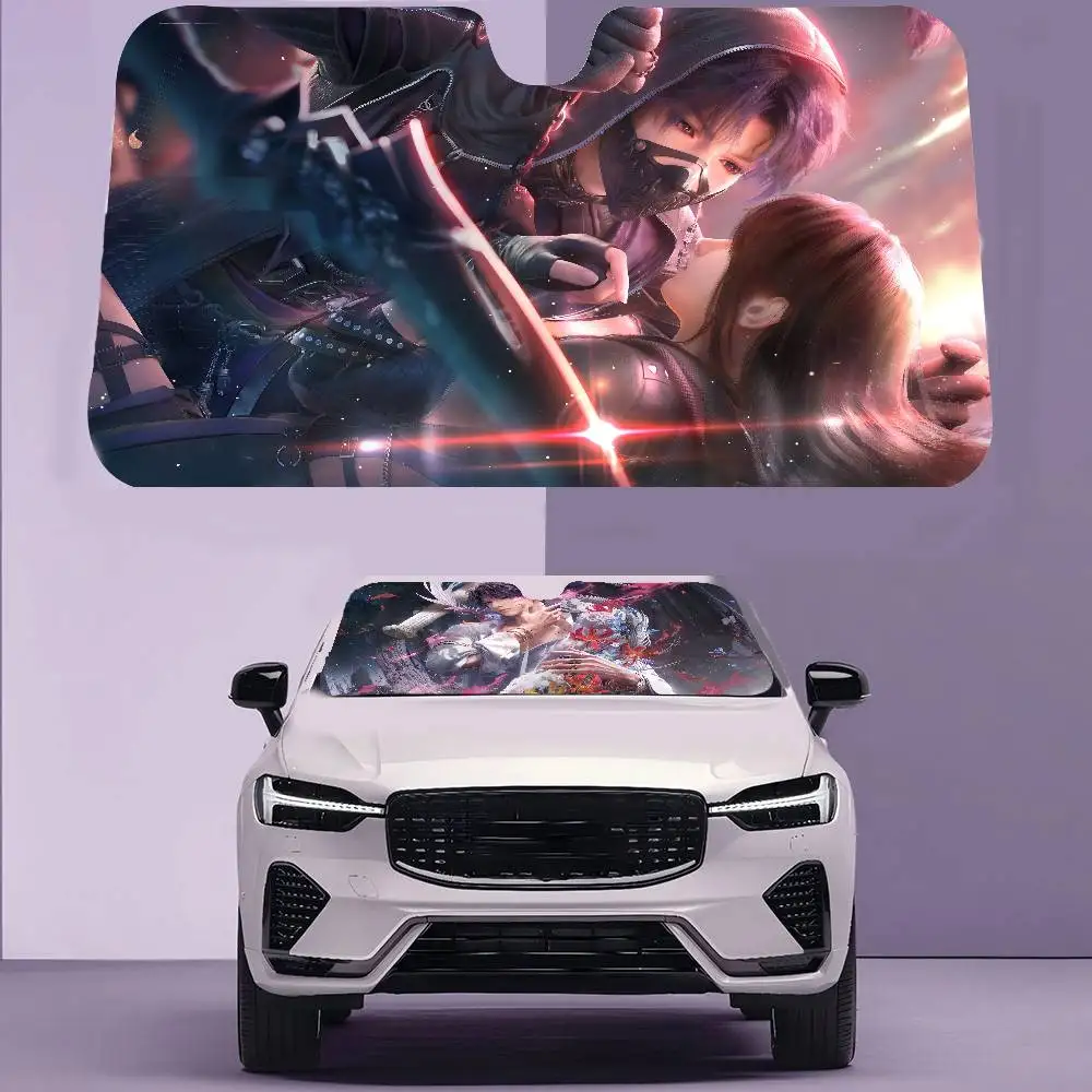 

GAMES Love And Deepspace Car SunShade Car Sunshade Window Sunshade Interior Front Baffle Double Ring Sunshade