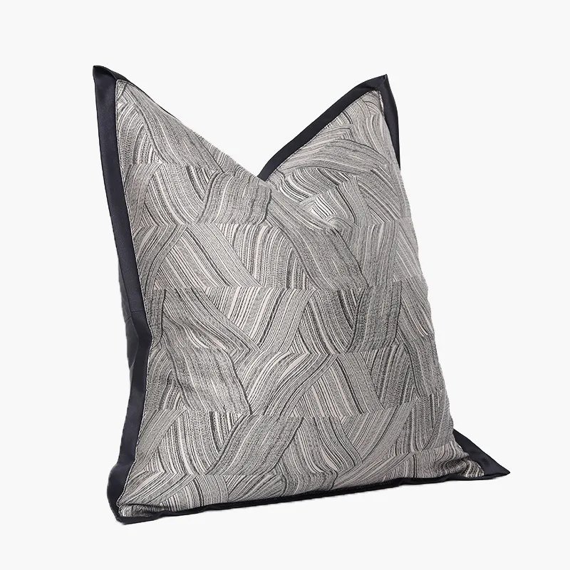 Modern light luxury jacquard sofa throw pillow cushion cover cross-border Amazon model living room waist pillow back pillow