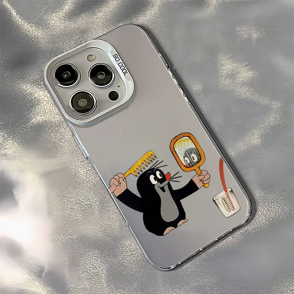 Cartoon The S-Story Of M-Moles For Samsung Galaxy A 15 54 55 S23 S24 S25 4G 5G Ultra Plus Fe Laser Cover IMD Phone Case