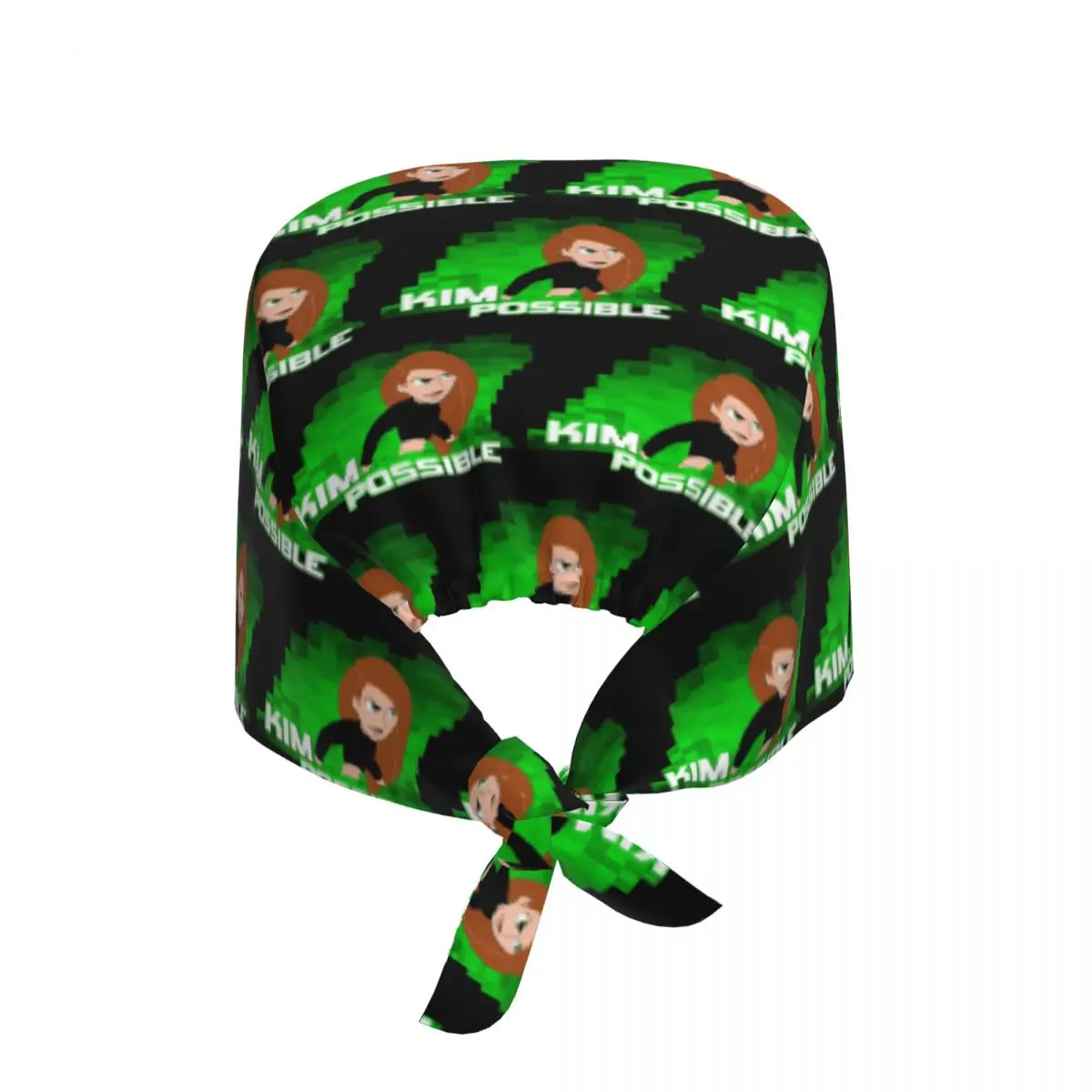 Kim Possible Anime Green Light Scrub Hat Doctor Working Surgical Cap Men Women Adjustable Nursing Caps for Dentist - view 5