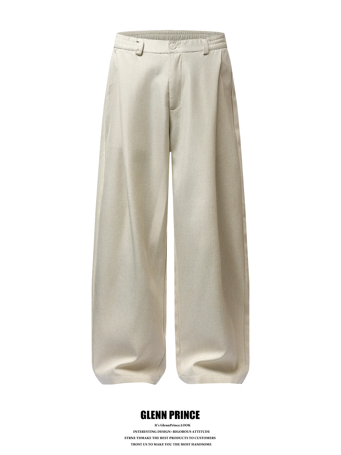 

American Retro Cleanfit Color Men's Loose Straight Leg Casual Pants Drapey Wide Leg Versatile Casual Trousers