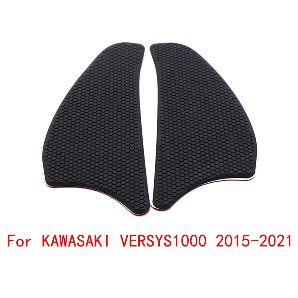 Motorcycle Anti Slip Sticker Tank Traction Pad Side Knee Grip Protector For KAWASAKI VERSYS1000 VERSYS-1000 2021 2020 2019-2015