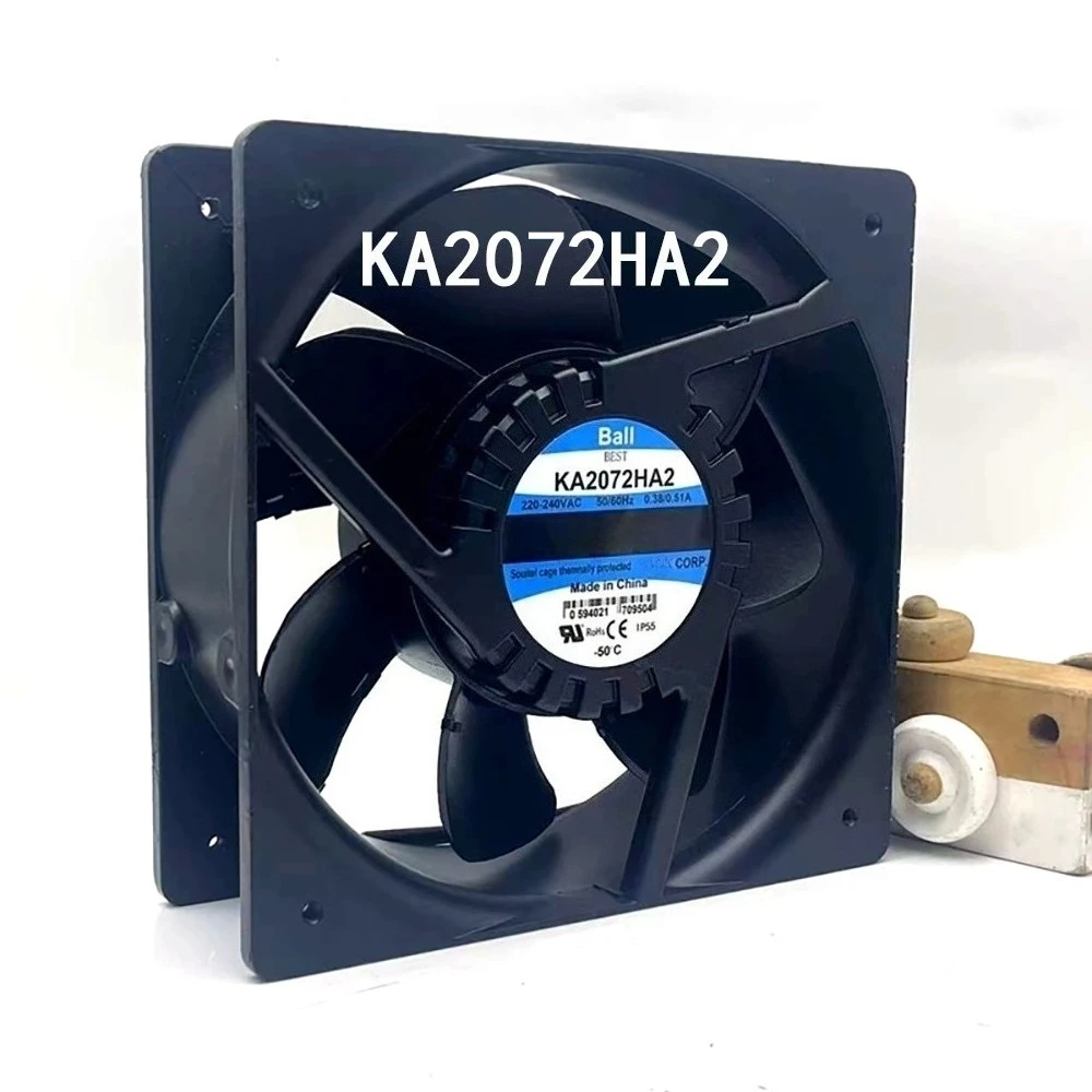 

New sealed FOR KAKU KA2072HA2 220/240VAC 0.38-0.50A 208*208*72MM Case cooling fan