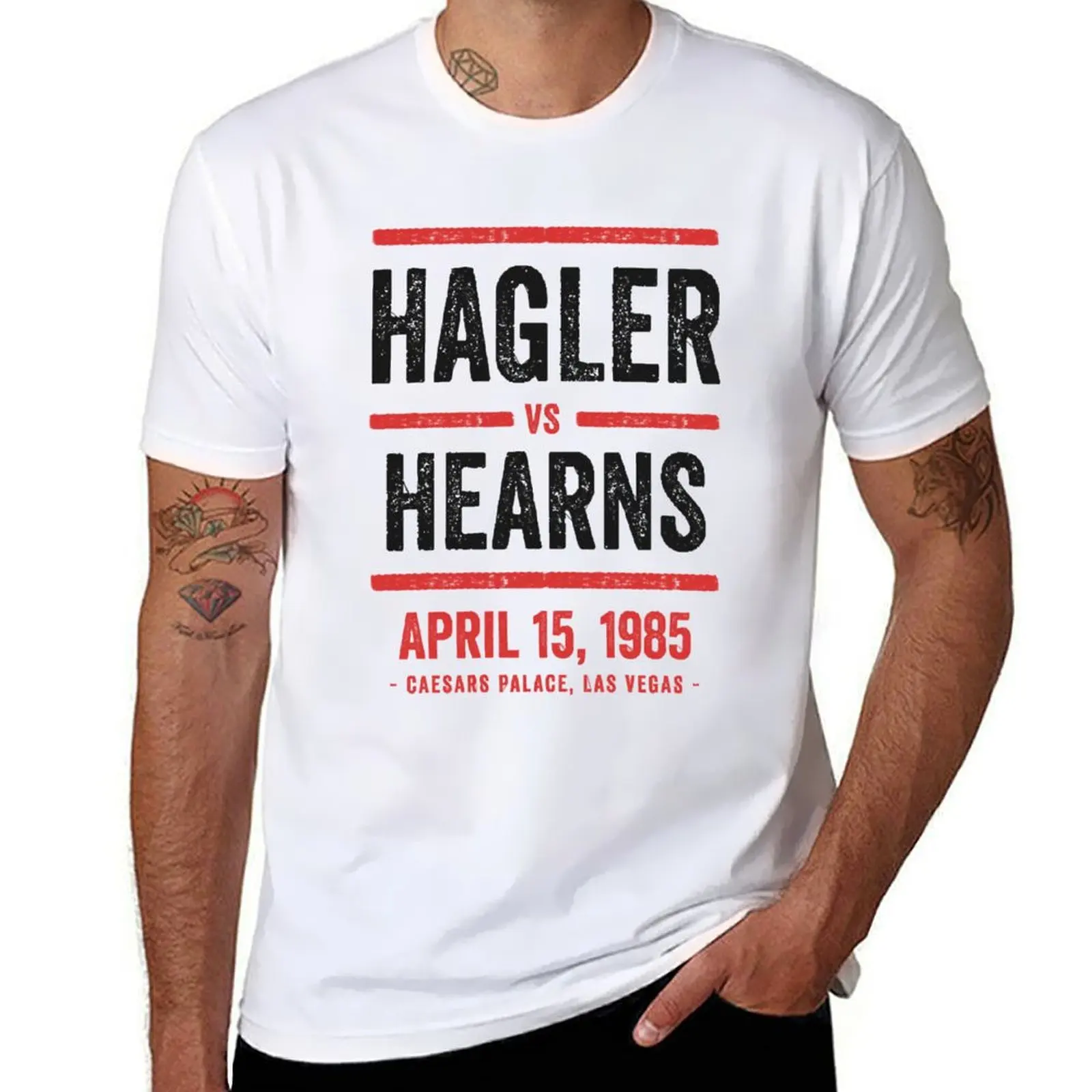 

Hagler vs Hearns T-Shirt t shirts for man cotton soft t shirt for man T-Shirt