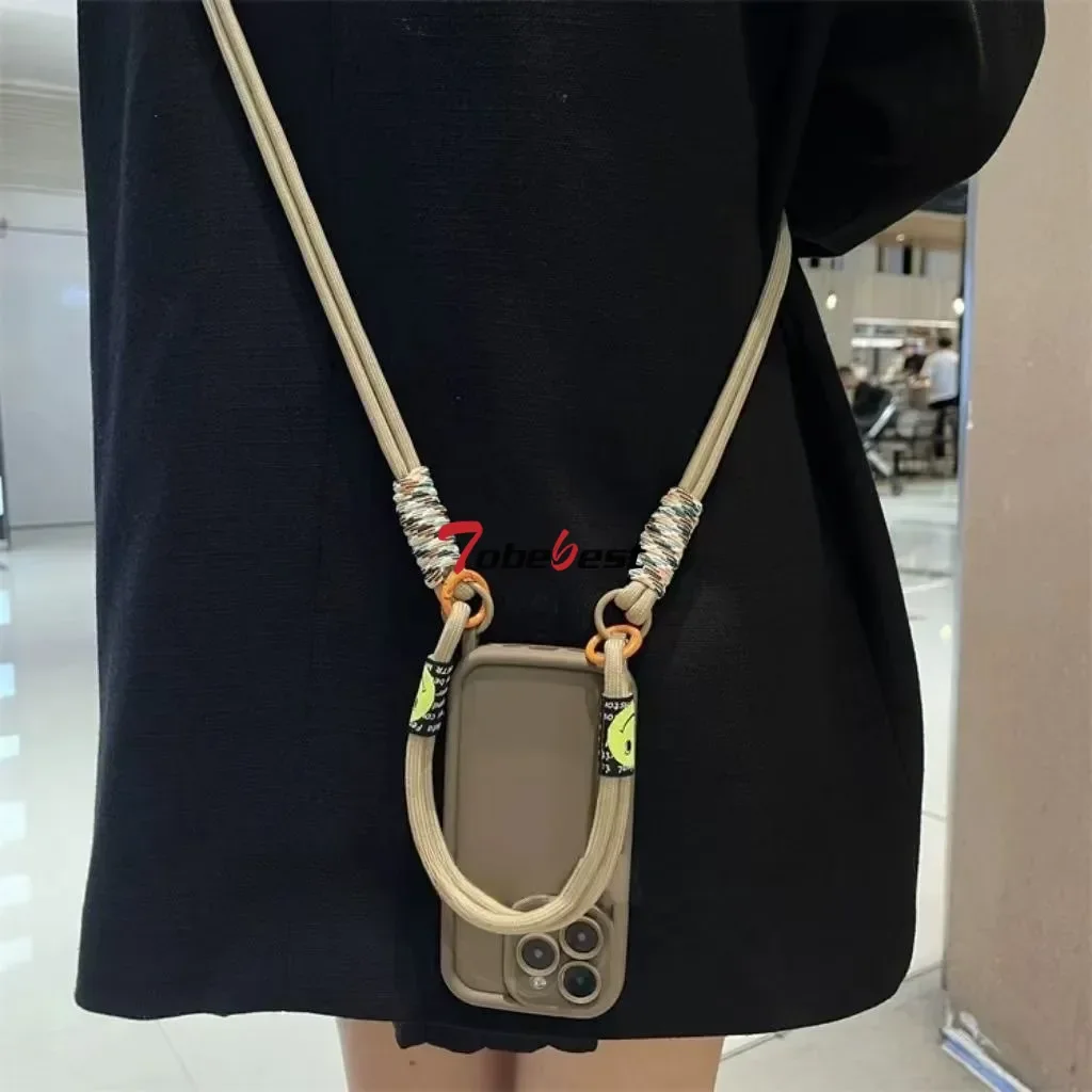 Wrist Strap Crossbody Lanyard Necklace Silicone Case For OnePlus 12 11 8T 10R 11R 12R ACE 2 3 4 3V 2T CE2 CE4 Cover