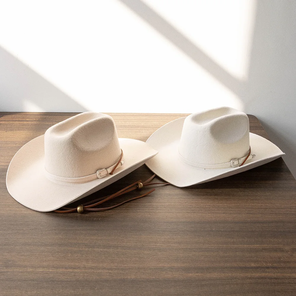 

Осенне-зимняя уличная модная шерстяная шапка, теплая и ветрозащитная, с ремнями, большими полями, с перевернутым краем, шерстяная джинсовая шапка, модная шапка для мужчин и женщин