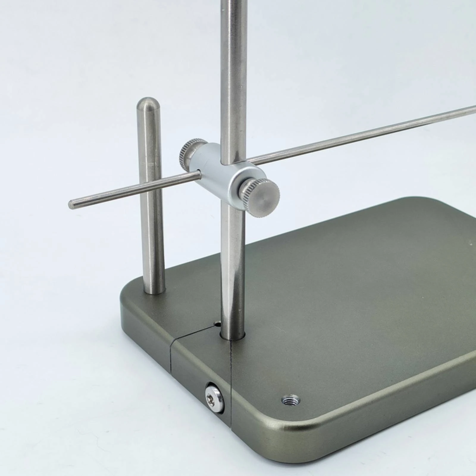 Fly Tying Workstation with Background Plate Adjustable Fly Tying Station Tool Sturdy Compact for Hobbyists, Craft Room
