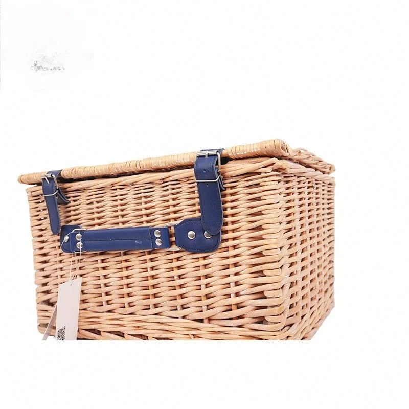 Cheap Customized Design Exquisite Natural Picnic Wicker Basket