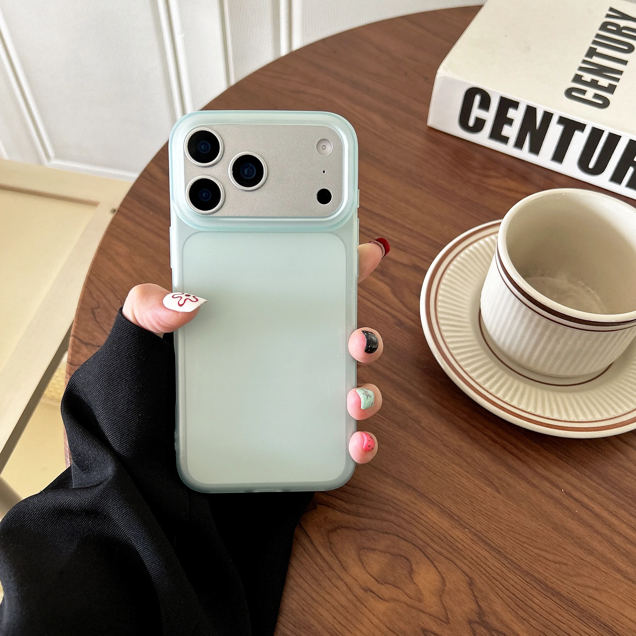 Жесткий полупрозрачный защитный чехол для iPhone 17, Air 16, 15, 14 Plus, 13, 12, 11 Pro Max XS, роскошный ультратонкий чехол для телефона из ТПУ