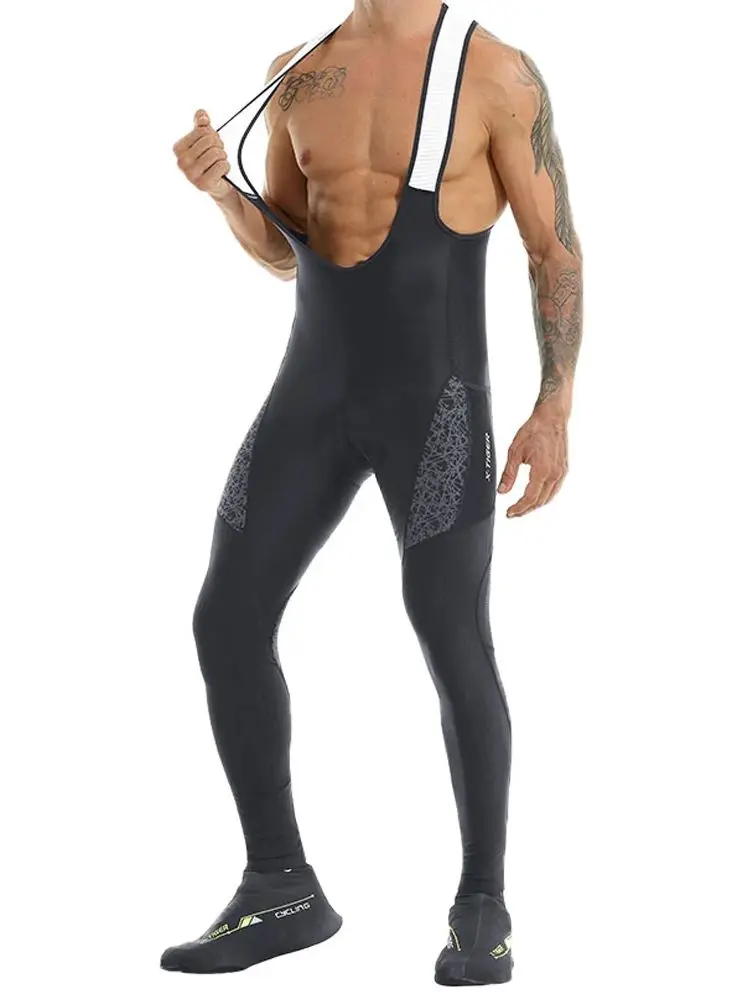 AliExpress X-TIGER Cycling Bib Pants Men's MTB Shockproof Breathable Reflective Mountain Road Bike Tights with Pocket Cycling Long Trousers