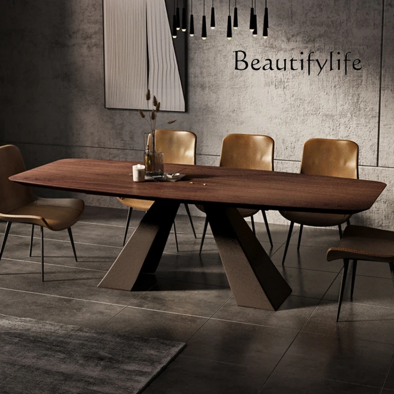 

X Simple Writing Restaurant Table Wood Salon High Quality Service Restaurant Table Makeup Poker Mesas De Jantar Kitchen Furnitur