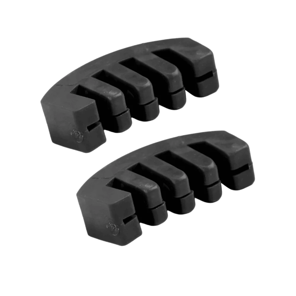 2PCS Professional Rubber Violin Practice Mute Black Color Rubber Violin Mute Sound Reduction Mute For Violin Lovers