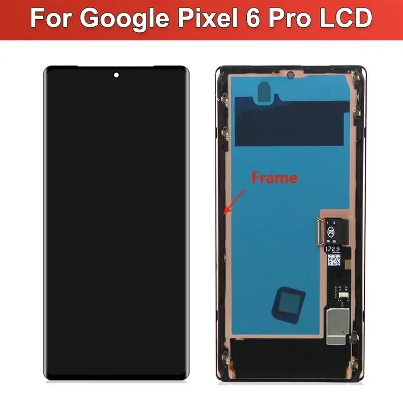 New! OLED For Google Pixel 6 Pro GLUOG, G8VOU LCD Display Touch Digitizer For Google Pixel6 Pro Display Replace,with Fingerprint