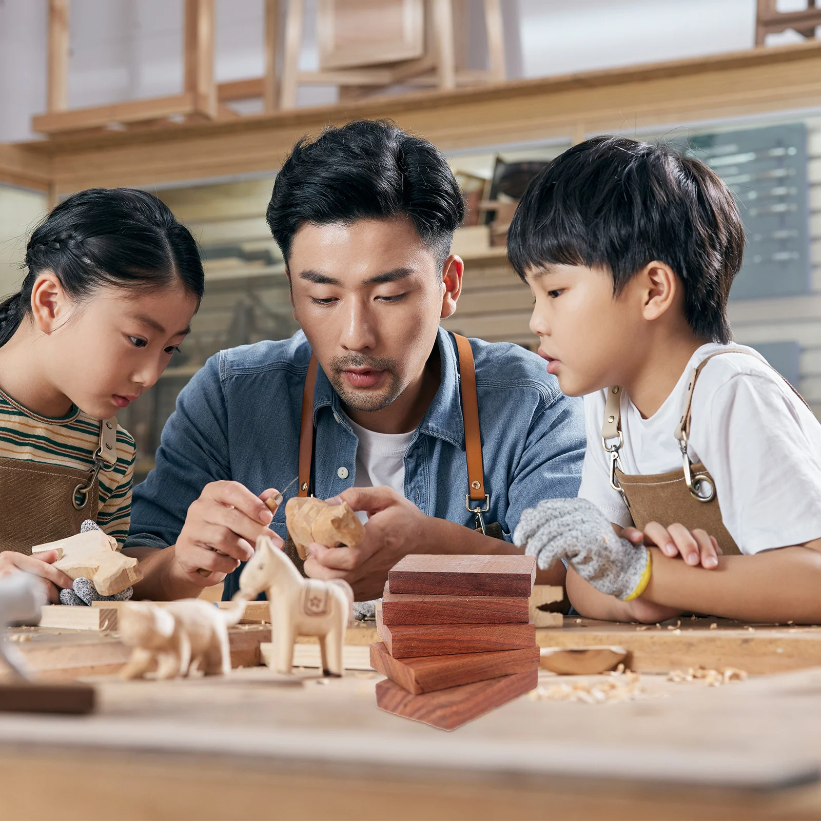 

5 шт. натуральных деревянных заготовок из дерева Йэ Цзы Тан для рукоделия, необработанные деревянные блоки для резьбы, для изготовления колец и декоративных изделий