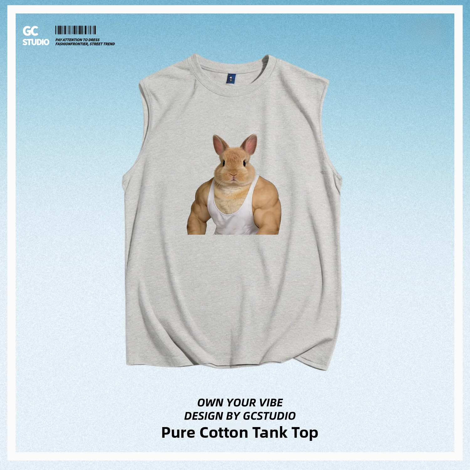 Loose Fit Cotton Sleeveless Vest for Men Breathable Comfortable Sporty Fitness Printed T-Shirt Youth Casual Wear Chinese Brand