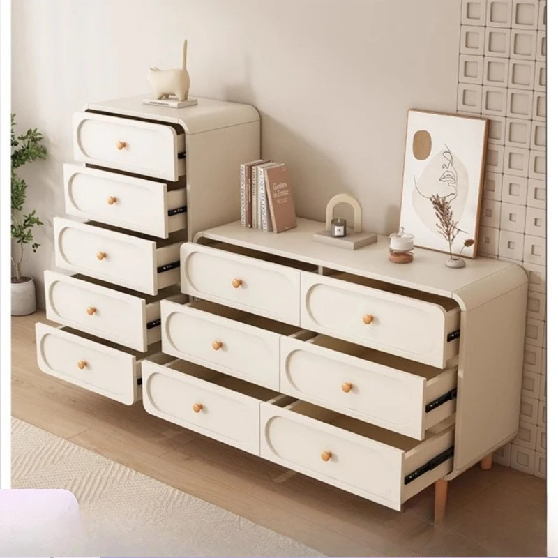 

Log cream wind chest 68 bedroom living room against the wall end of bed storage porch dining side cabinet locker