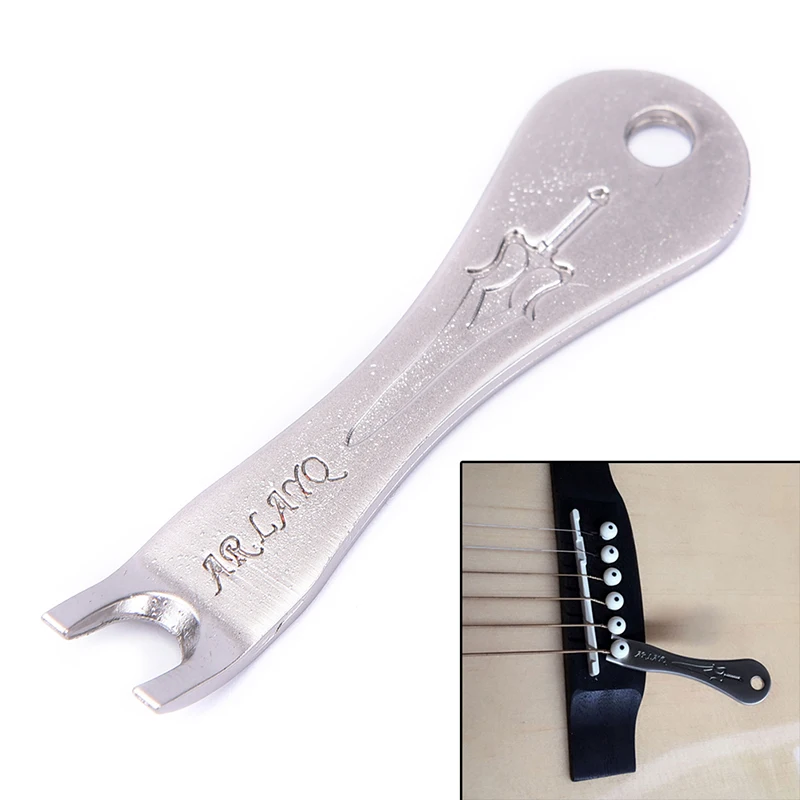 1Pcs Acoustic Guitar Ukulele String Peg Pulling Puller Bridge Pin Remover Tool
