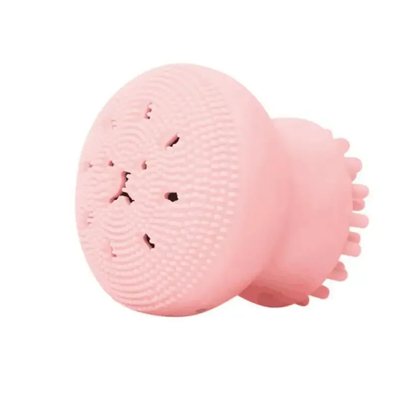 Silicone Octopus Face Cleansing Brush Facial Deep Pore Skin Care Scrub Portable Soft Sponge Cleanser Makeup Tool 1pcs