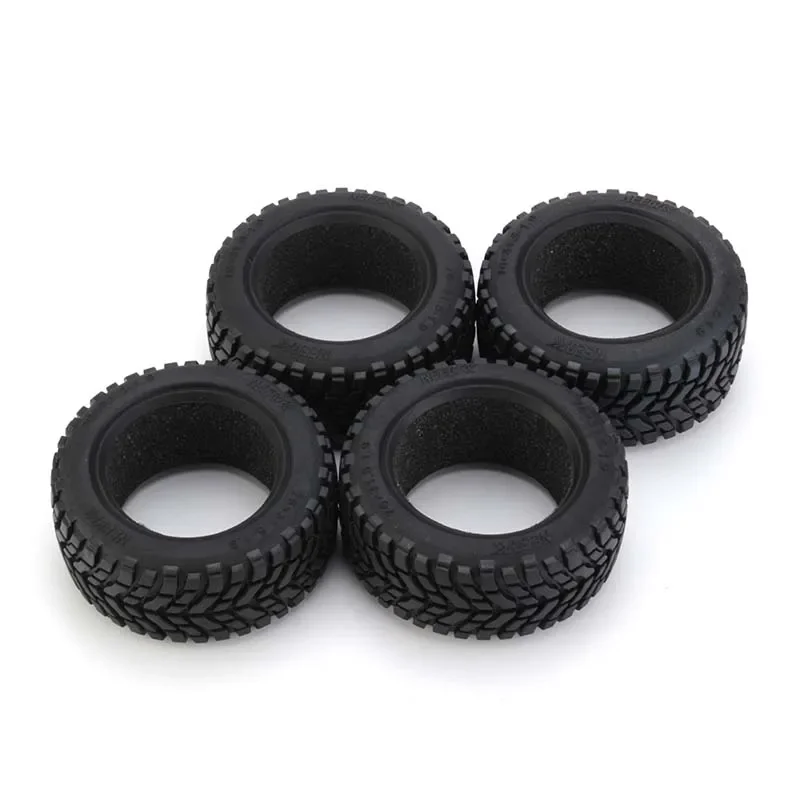 4PCS NEEBRC 75mm 1.9 inch Rubber Tyre Wheel Tire Hex Rim Hub for 1/10 1/14 1/16 RC Car Crawler Off-road Climbing HPI Wltoys