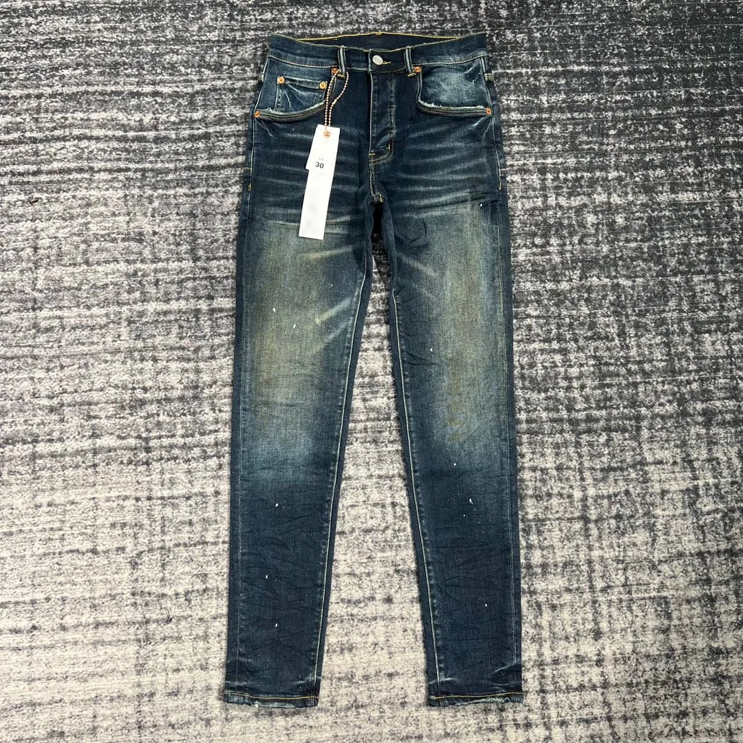 

men vintage dirty look ramdon paints dk indigo jeans