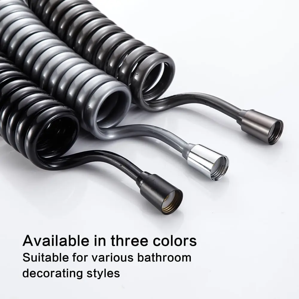 1.5/2/3/5M Spring Flexible Retractable Hose for Shower Head Toilet Bidet Pipe Plumbing Bathroom Spiral Flexible Shower Hose